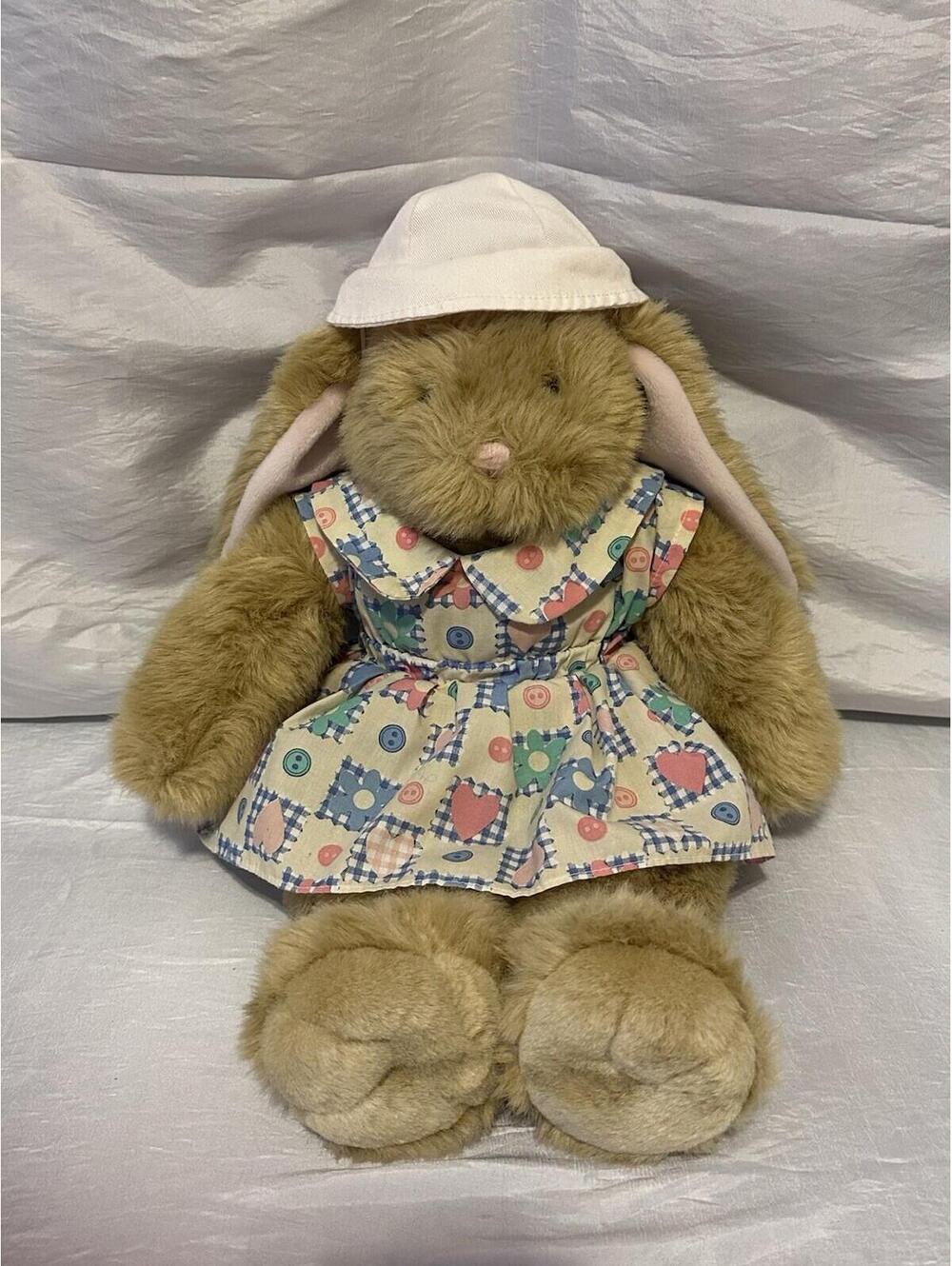 Build A Bear Workshop Pawlette Bunny Rabbit Spring Easter Dress Outfit Vintage
